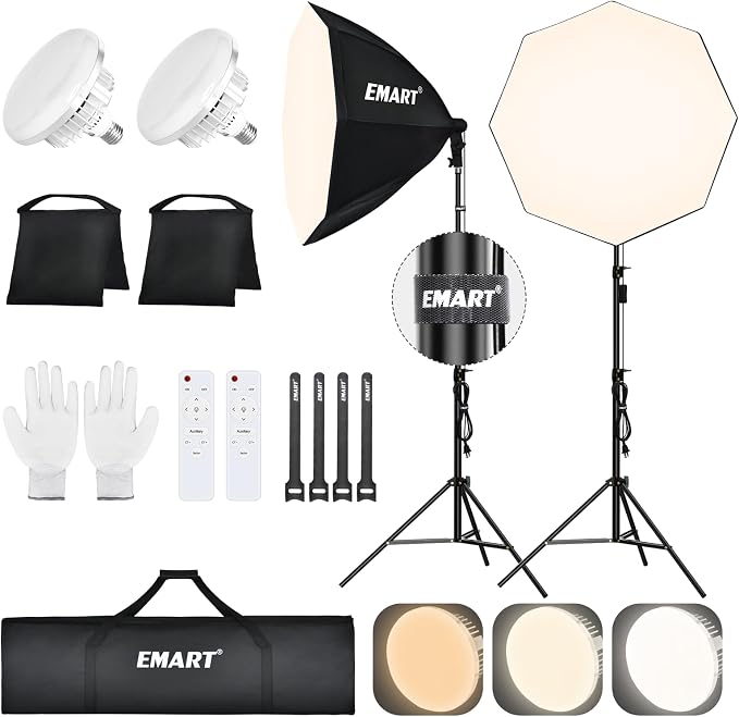 EMART Softbox Lighting Kit by EMART