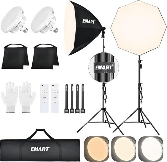 EMART Softbox Lighting Kit by EMART