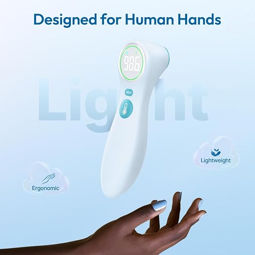 No-Touch Thermometer for Adults and Kids, 1-Second Fast Reading, Color-Coded - Image 7