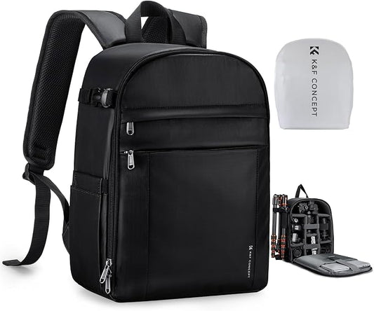 K&F CONCEPT Camera Bag Backpack, Professional DSLR/SLR/Mirrorless Camera by KFCONCEPT