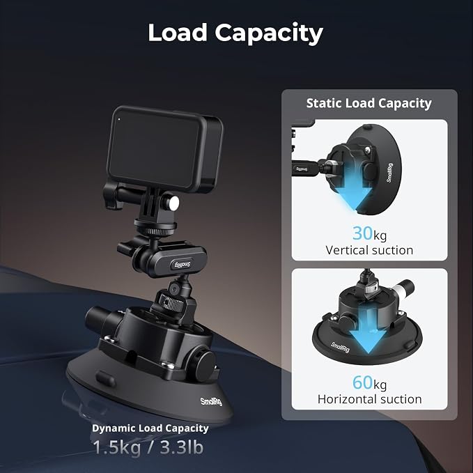 SMALLRIG 4.5" Suction Cup Mount - Image 3