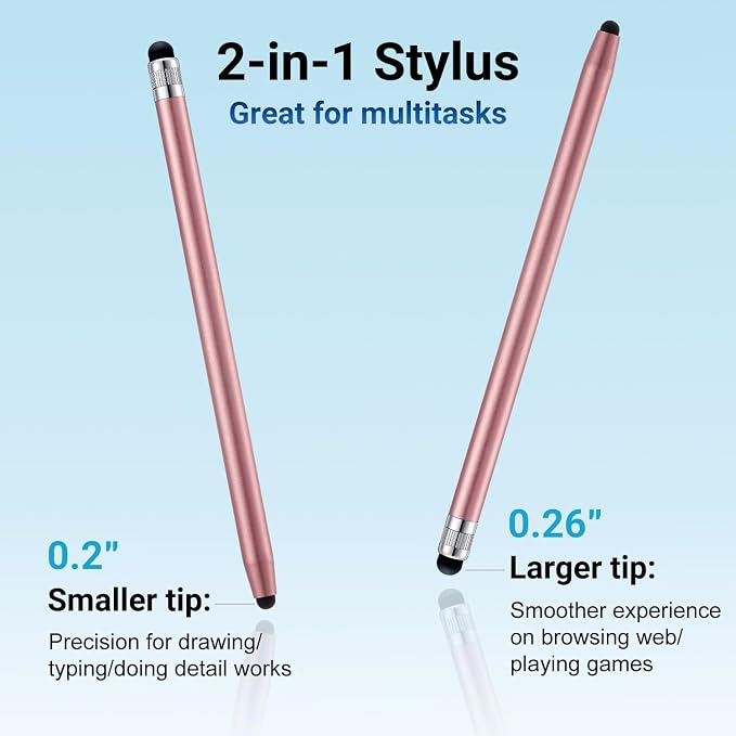 LINFANC 12Pcs Rose Gold Stylus Pen - Image 3
