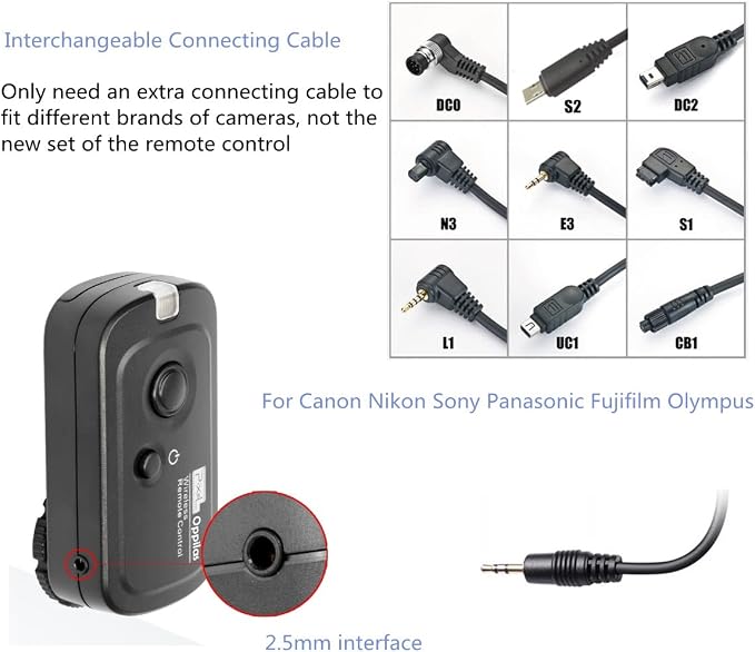 Pixel RW221-S2 Camera Remote Shutter Release Wireless Radio Control Compatible - Image 4