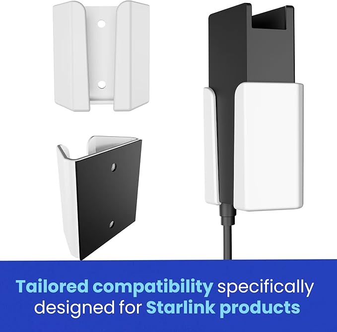 2 in1 Wall Mounting Kit for StarLink Mesh WiFi Router V2, Including Wall - Image 4