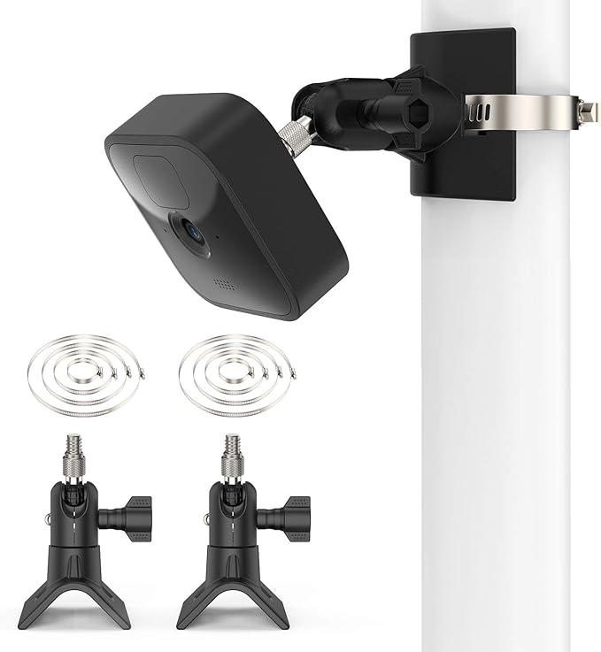 HOLACA 2 Pack Blink Camera Pole Mount Blink Outdoor Mount Compatible by HOLACA