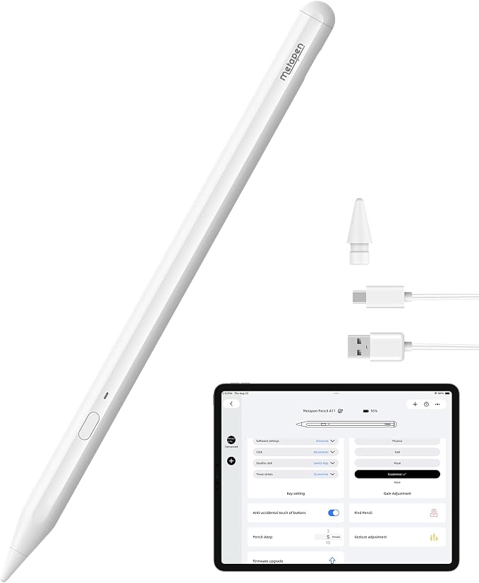 Metapen A11 iPad Pencil A16 Fast Charge Stylus Pen by metapen