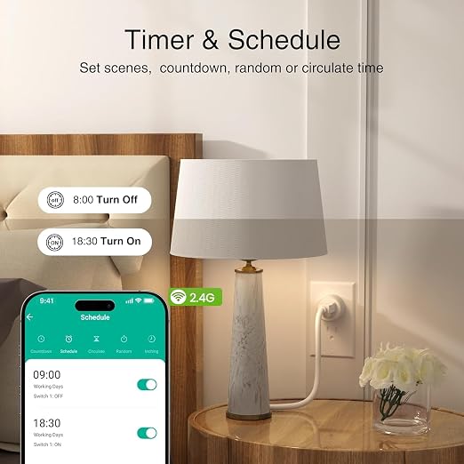 GHome Smart Plug, WiFi Smart Plugs Work - Image 5