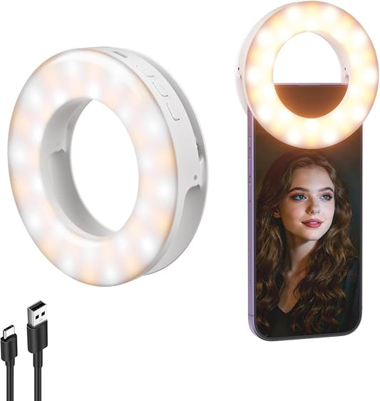 NEEWER Entry Level Version 3.74" Phone Selfie Ring Light Compatible by Neewer