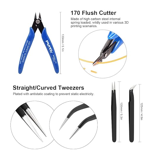 Resin 3D Printer Accessories Kit, Including Cleaning Silicone pad and Stainless - Image 6
