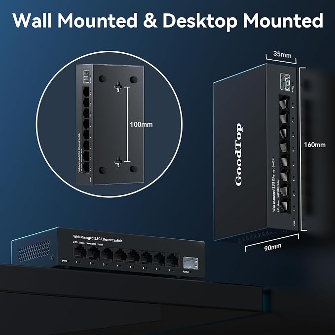 8 Port 2.5G Managed Ethernet Switch - Image 9