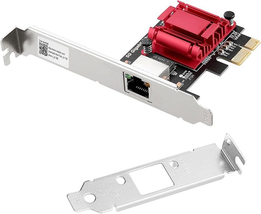 5Gbps PCIe Network Adapter, RTL8126 Chip Multi-Gigabit Ethernet Card PCIe 3.1 X1 by ULANSeN
