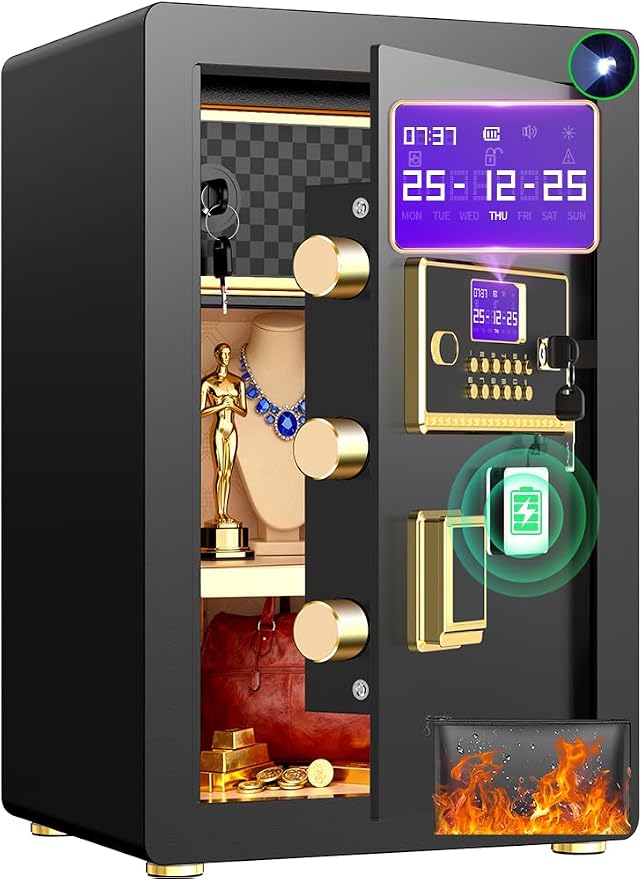 Safe Box with Digital Keypad & Alarm System by MSYCOSTSAFE