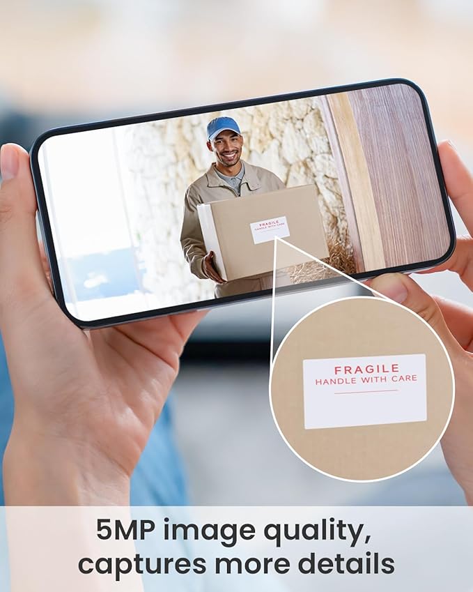 ieGeek Doorbell Camera Wireless No Subscription, 5MP Ultra Clear View Night - Image 2