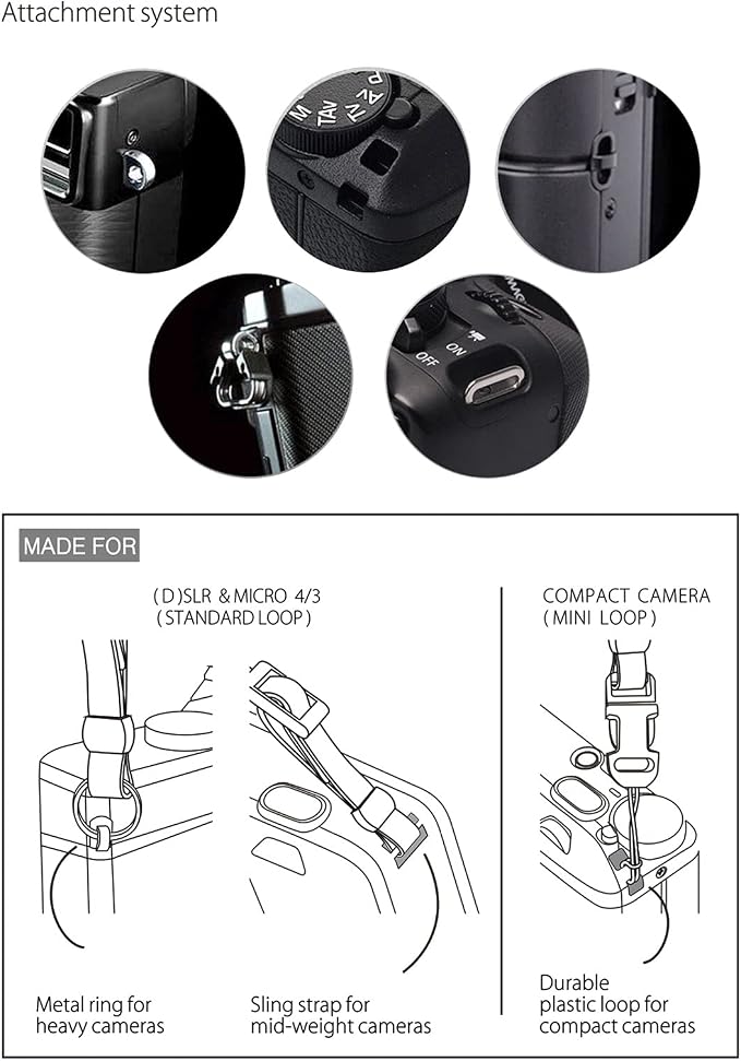 CP008 Camera Shoulder Neck Strap compatible - Image 8