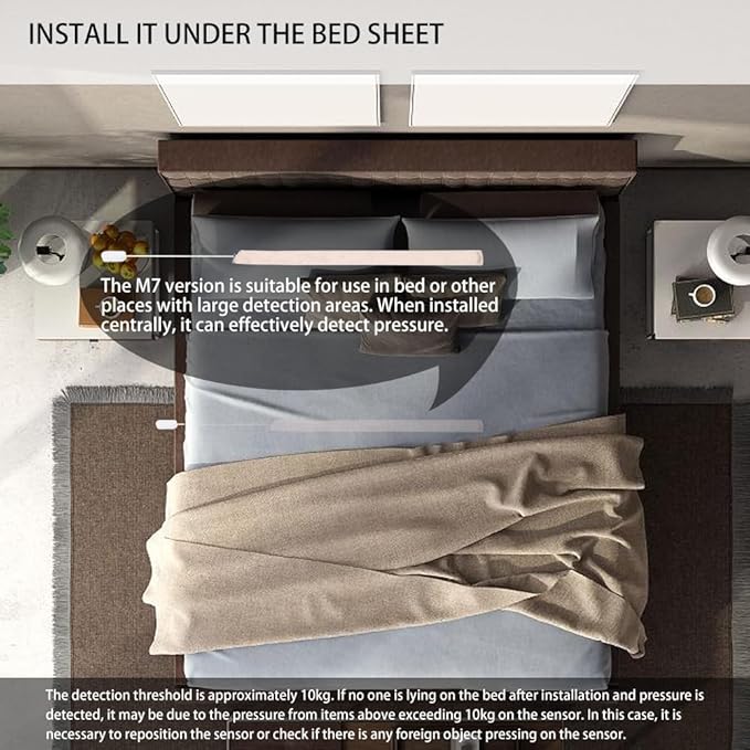 Zigbee Pressure Senor Occupancy/Presence Detector Stress Belt Hidden in - Image 6