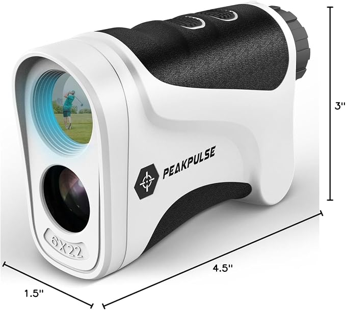 PEAKPULSE Golf Range Finder 650 Yards RangeFinder Golfing High Clarity Display - Image 9