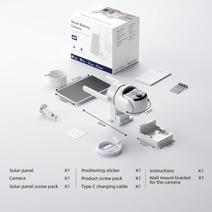 4MP Solar Security Camera, WiFi Camera - Image 9