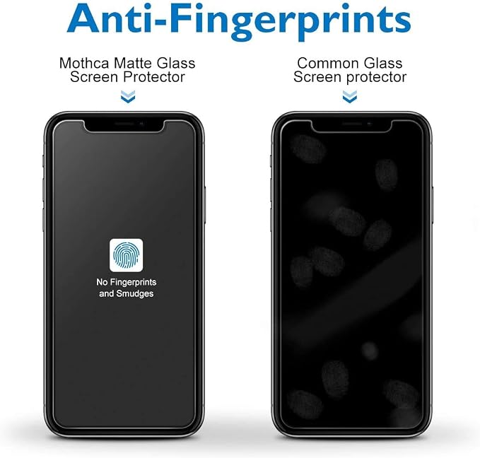 Mothca 2 Pack Matte Glass Screen Protector Compatible - Image 4