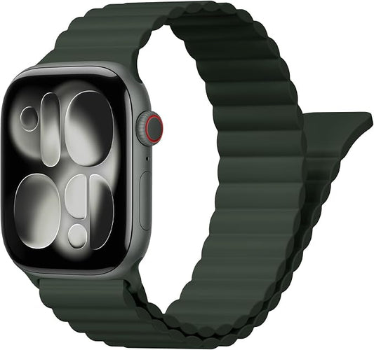 Magnetic Sport Bands for Apple Watch Band 40mm 38mm 41mm 42mm 44mm 45mm 46mm by BXUXOHS