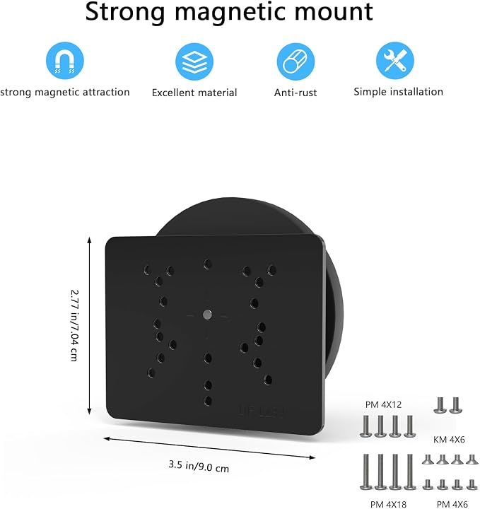 Magnetic Mount Compatible with eufy Security Solocam S340/E30/E42/4G LTE Cam - Image 2