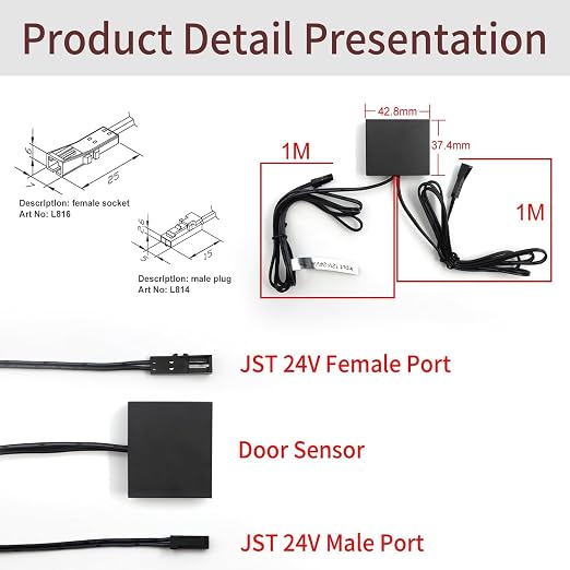 VST LED Door IR Sensor Switch-Light Turns On/Off When Door Opens/Closes - Image 6