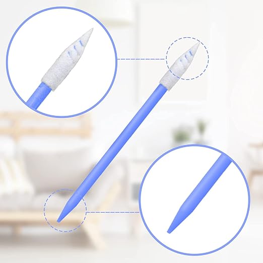 Wellgler's Foam Cleaning Swabs, Lint Free Foam Tip Swabs Kit, - Image 4