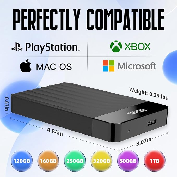YOTUO Portable External Hard Drive Storage Expansion Mobile HDD USB 3.0 - Image 2