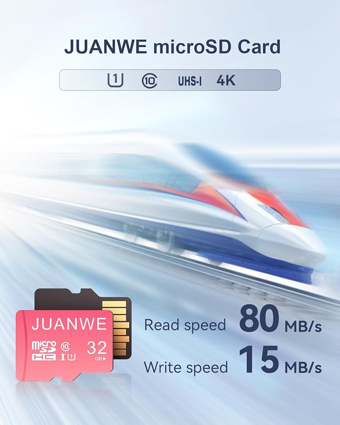 JUANWE 32GB Micro SD Card microSDXC Memory Card, Memory Card, SDHC High-Speed - Image 2