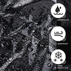 Hoolerry 60 Inch Clear BBQ Grill Barbecue Cover - Image 3