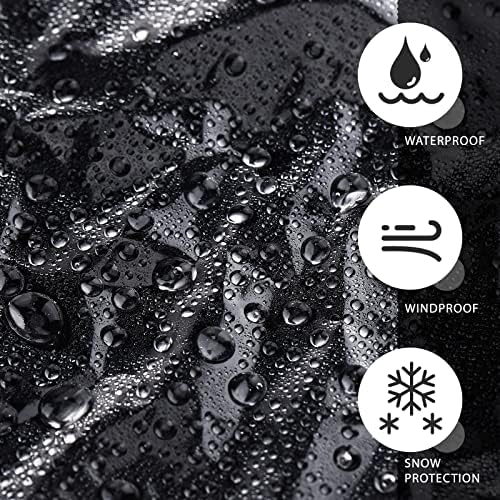 Hoolerry 60 Inch Clear BBQ Grill Barbecue Cover - Image 3
