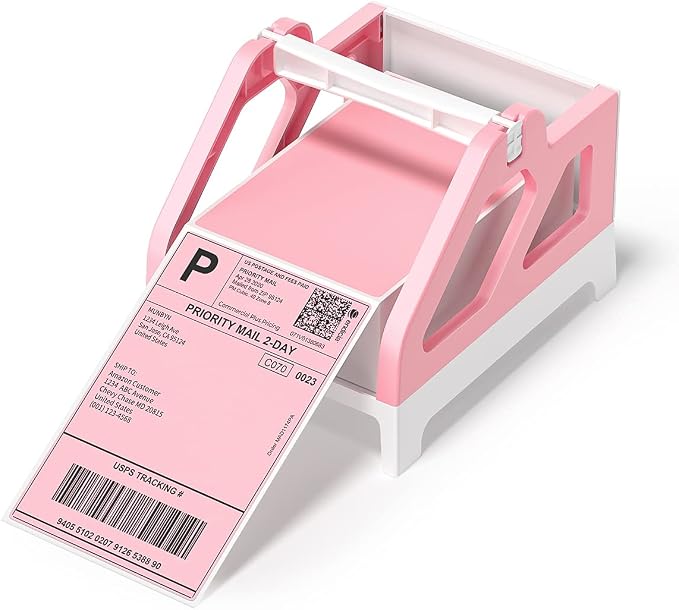 MUNBYN Label Holder for Rolls and Fan-Fold Labels, Thermal Sticker Roll Holder - Image 8