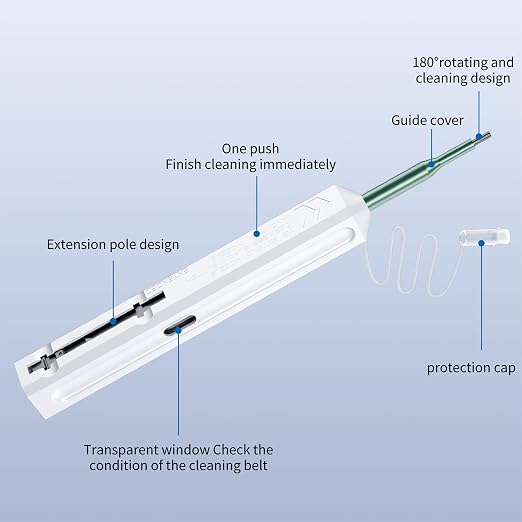 Fiber Cleaner - Fiber Tools for 2.5mm Fiber Optic connectors Cleaning Compatible - Image 3