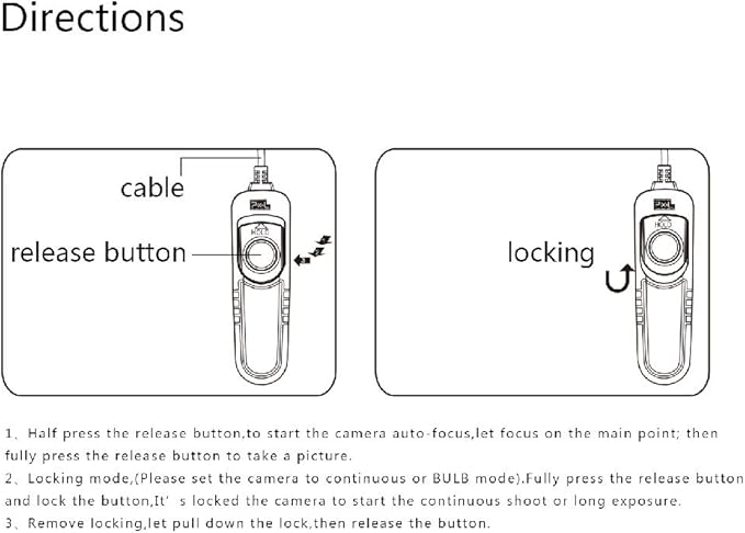 Pixel RC-201 S2 Remote Commander Shutter Release Cable - Image 4