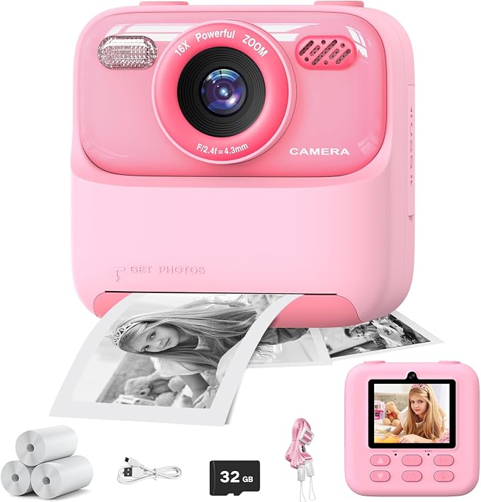 masterbee Kid Camera Instant Print Photo, Birthday Gifts by masterbeeKidsCameras%7E