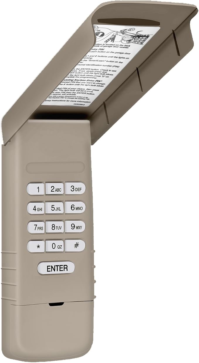 Avisontek for LiftMaster Wireless Universal Garage Door Opener Keypad, 877Max by Avisontek