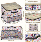 Cute Boho Floral Shoe Organizer - Image 3