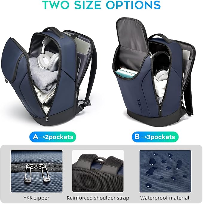 BANGE Business Commute Backpack Waterproof fit 15.6 Inch adopt in Commute - Image 5