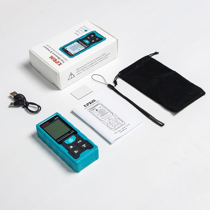 Kiprim Green Laser Distance Meter, 328ft Measuring Tool - Image 9