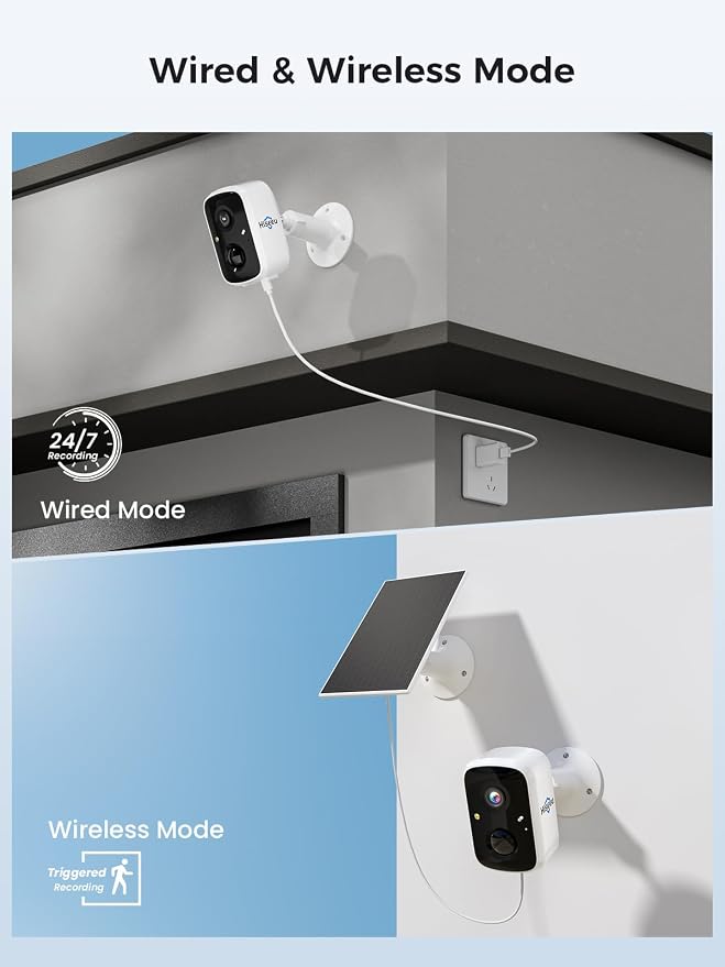 Hiseeu Solar Camera Outdoor Wireless, 4 Cam-Kit, No Subscription, Expandable to - Image 9