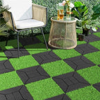 44 Pack 12x12 Inch Interlocking Deck Tiles – Easy Snap-Together Flooring - Image 3