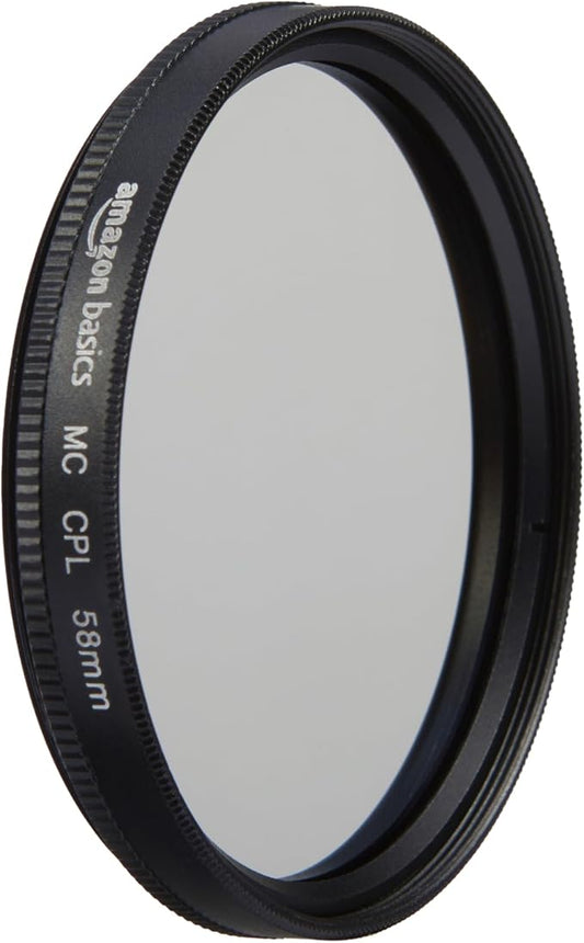 Amazon Basics Circular Polarizer Camera Lens Filter, 16 Multi-Layer Coatings by AmazonBasics