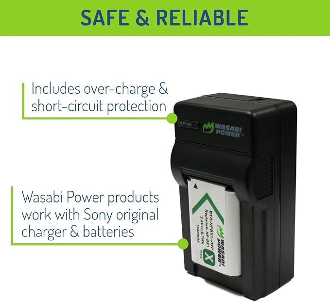 Wasabi Power NP-BX1 Battery and Charger - Image 4