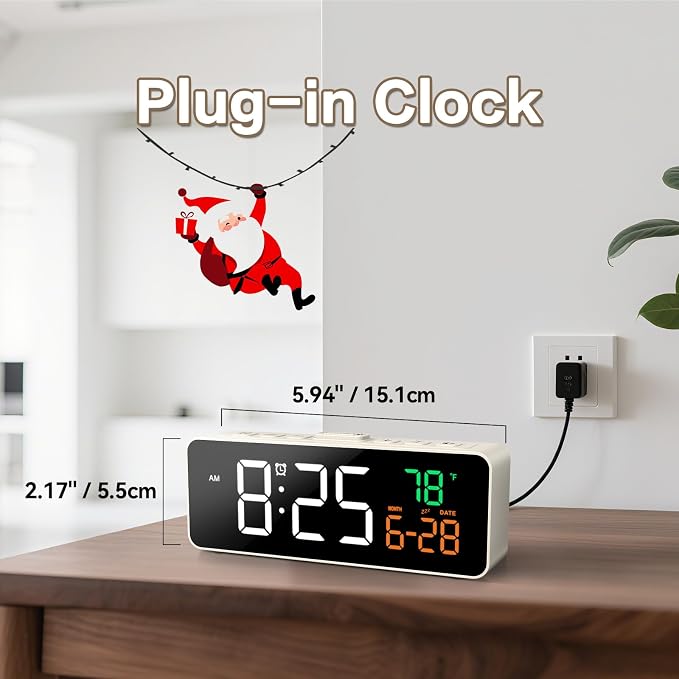 Netzu 3-in-1 Small Digital Clocks - Image 4