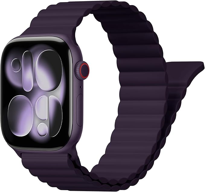 Magnetic Sport Bands for Apple Watch Band 40mm 38mm 41mm 42mm 44mm 45mm 46mm by BXUXOHS