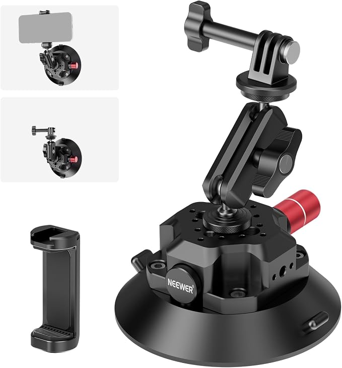 NEEWER 4.5" Suction Cup Camera Mount by Neewer
