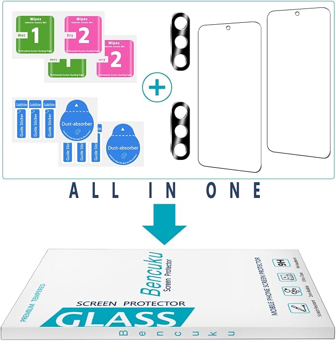 2 Pack Screen Protector for Samsung Galaxy S24 Plus 5G Tempered Glass - Image 7