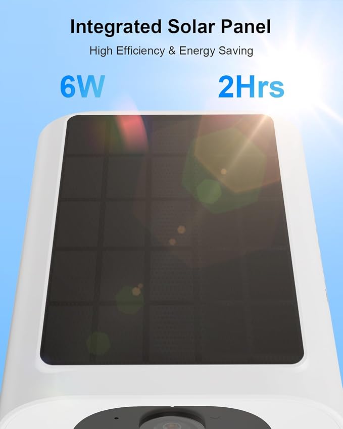 ANRAN 2K Cameras for Home Security Outside, Solar Security Cameras Wireless - Image 8