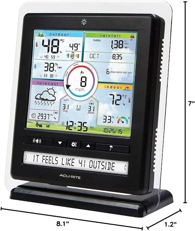 AcuRite Iris Wireless Indoor/Outdoor Weather Station - Image 9