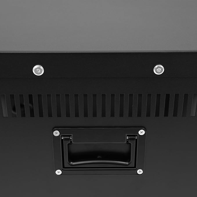 6U Stereo & Studio Rack with Wheels, Open Frame Audio Rack Cabinet, Rolling - Image 7