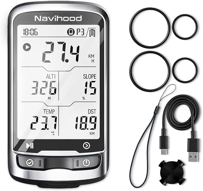 L4 Entry Level GPS Bike Computer Wireless, Laminated 2.3" Screen, Ultra Thin - Image 8